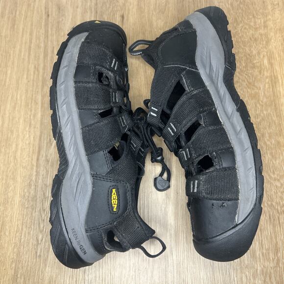 KEEN Utility Men’s 9 D Atlanta II Cooler Size Black Steel Toe Men Shoes Sandals - Picture 10 of 11